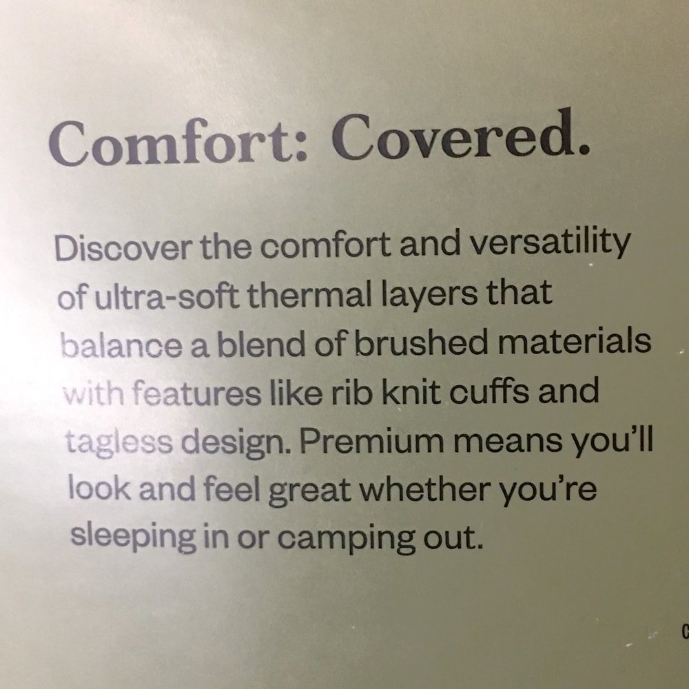 GOODFELLOW & CO Men's Tall Premium Long Sleeve Thermal Undershirt  NEW IN BOX! - Picture 8 of 11